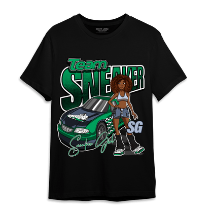 Lucky Green 5s T Shirt Match Team Sneaker Girl - NastyJamz