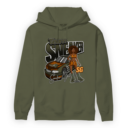 Olive 5s Hoodie Match Team Sneaker Girl - NastyJamz