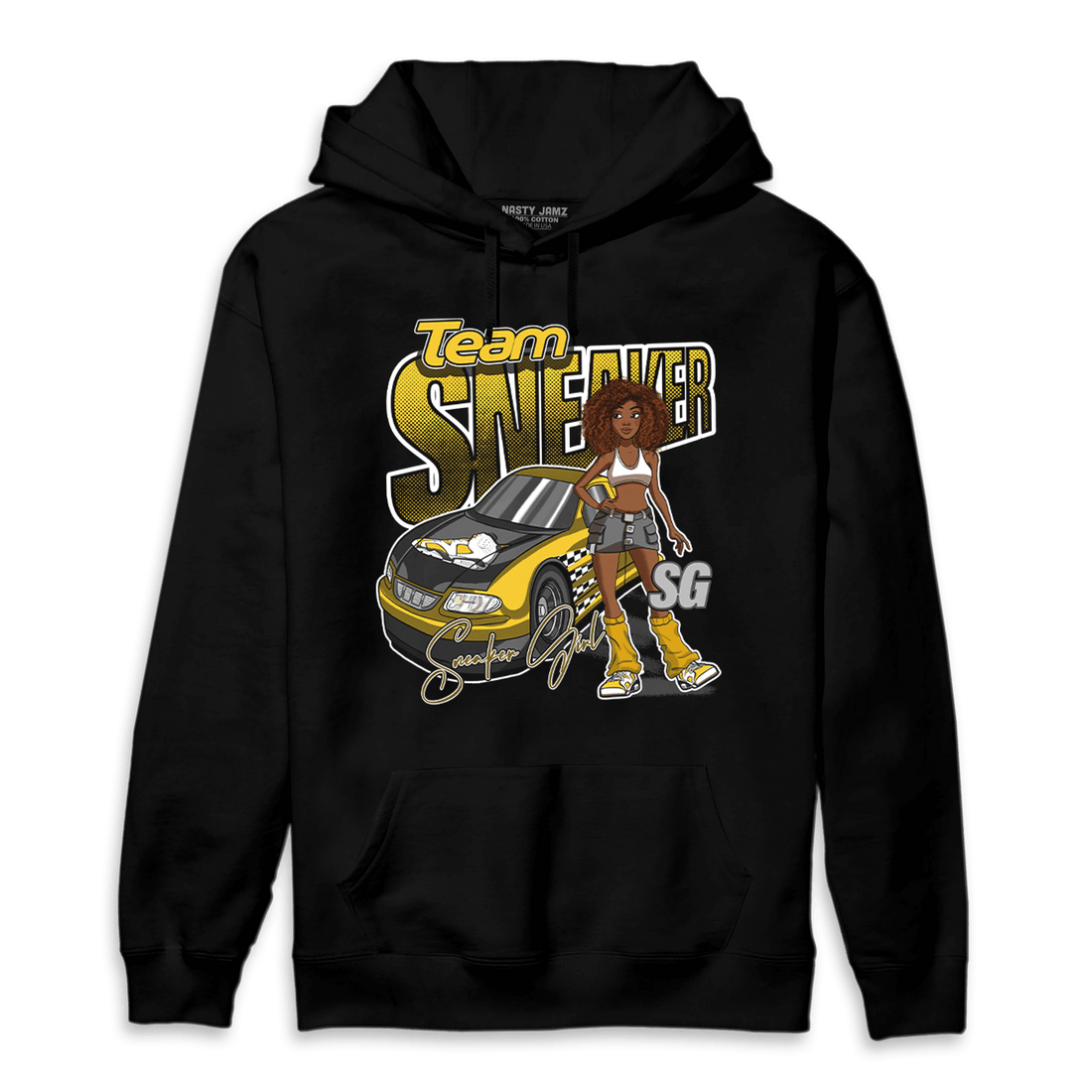 Yellow Ochre 6s Hoodie Match Team Sneaker Girl - NastyJamz