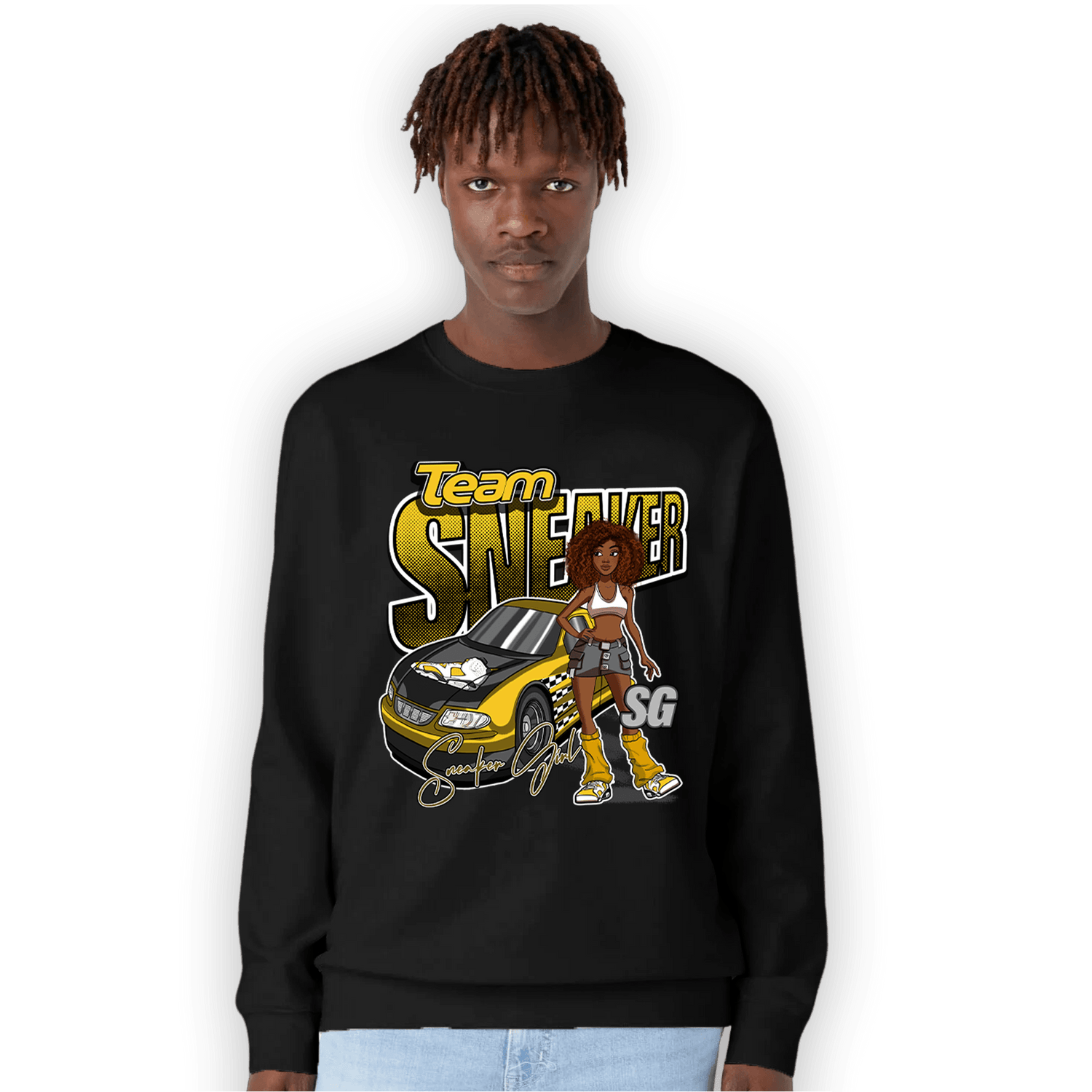 Yellow Ochre 6s Sweatshirt Match Team Sneaker Girl - NastyJamz