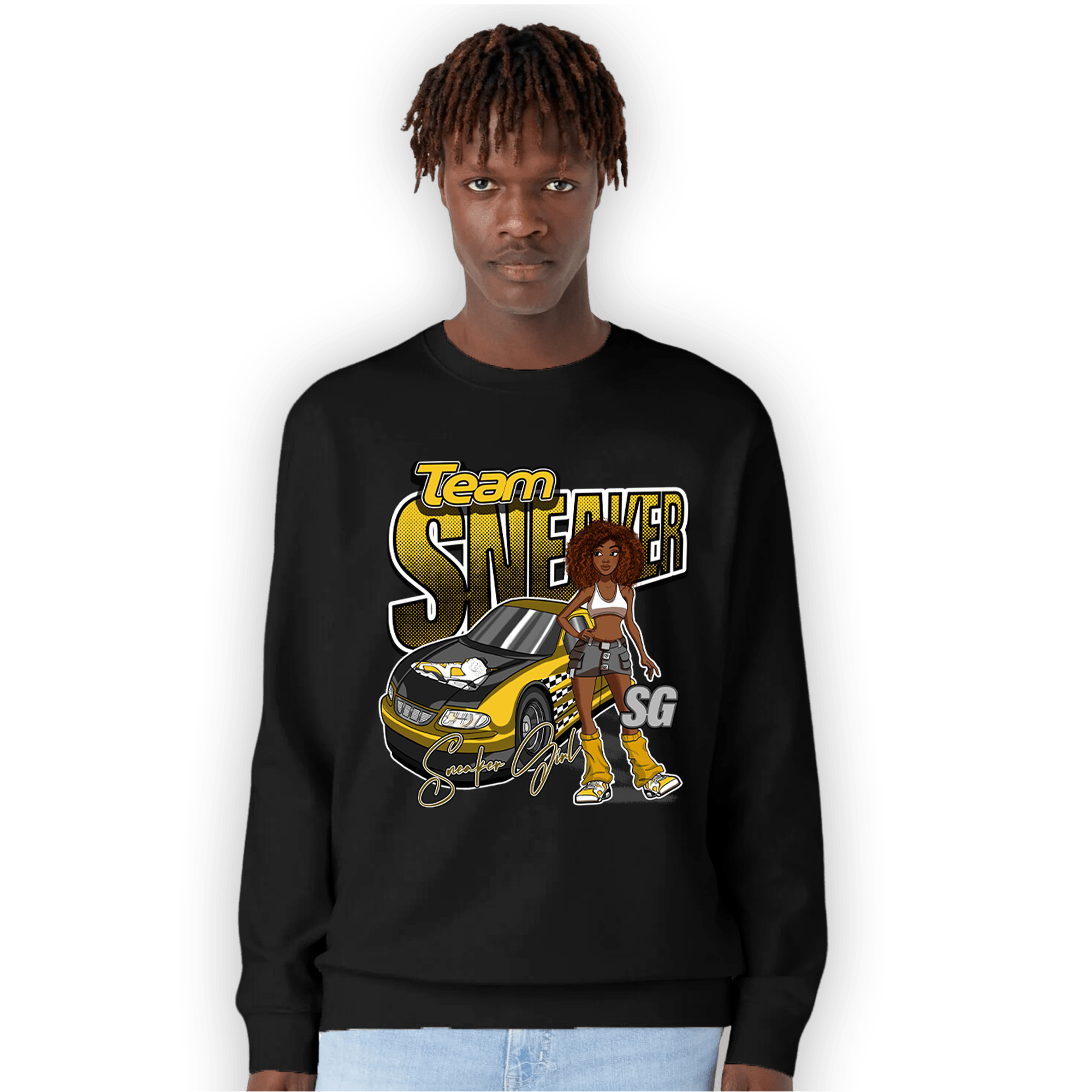 Yellow Ochre 6s Sweatshirt Match Team Sneaker Girl - NastyJamz