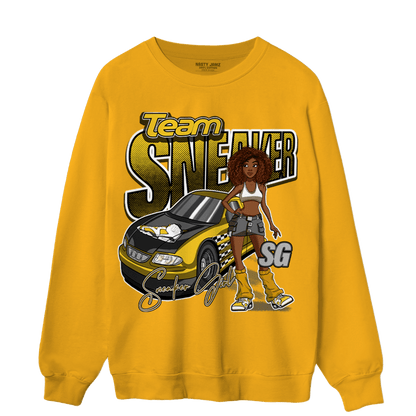 Yellow Ochre 6s Sweatshirt Match Team Sneaker Girl - NastyJamz