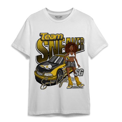 Yellow Ochre 6s T Shirt Match Team Sneaker Girl - NastyJamz