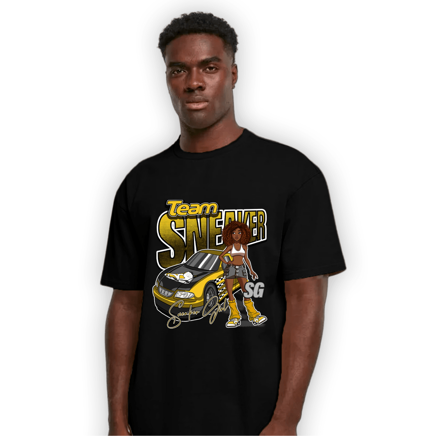 Yellow Ochre 6s T Shirt Match Team Sneaker Girl - NastyJamz