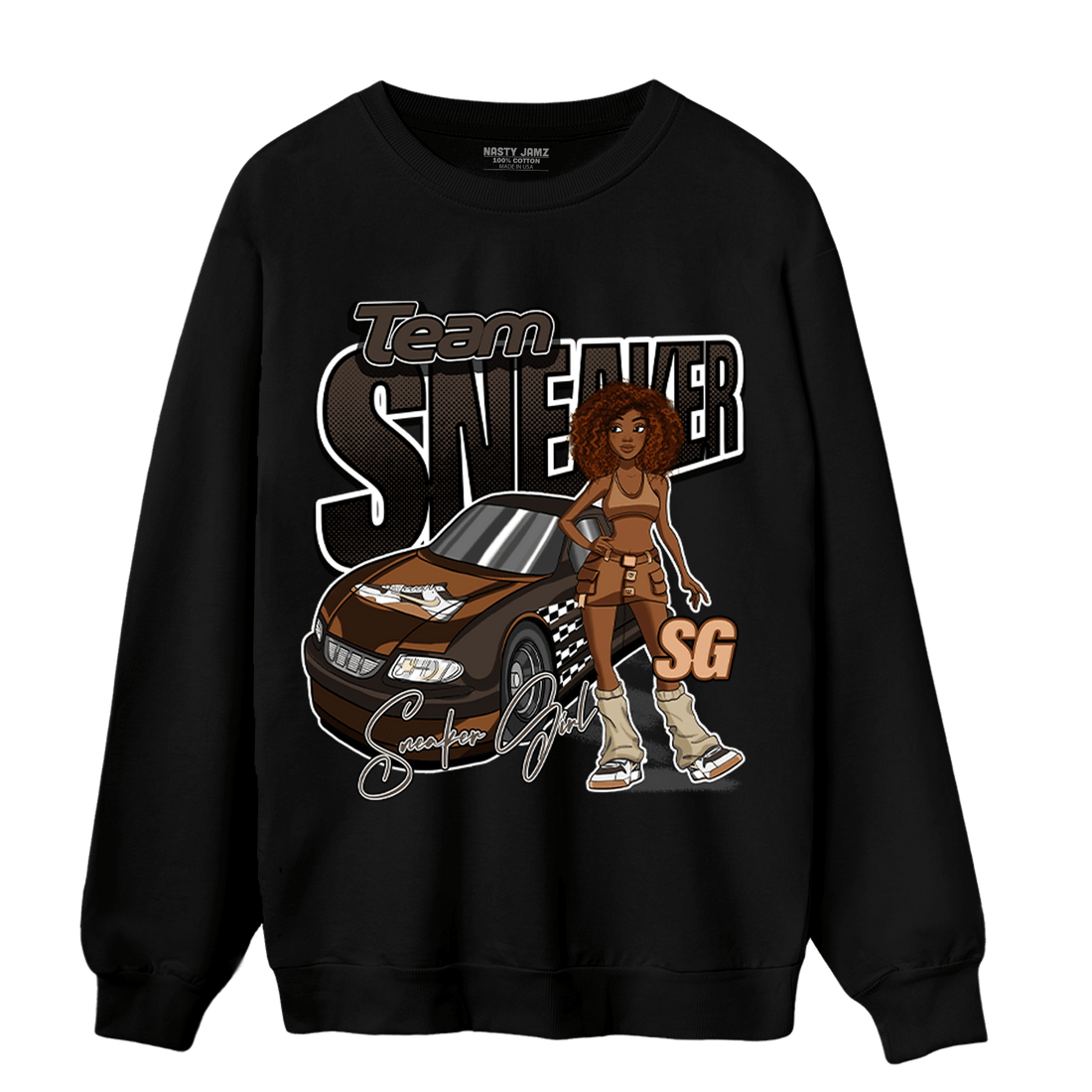 Jumpman Jack Sweatshirt Match Team Sneaker Girl - NastyJamz