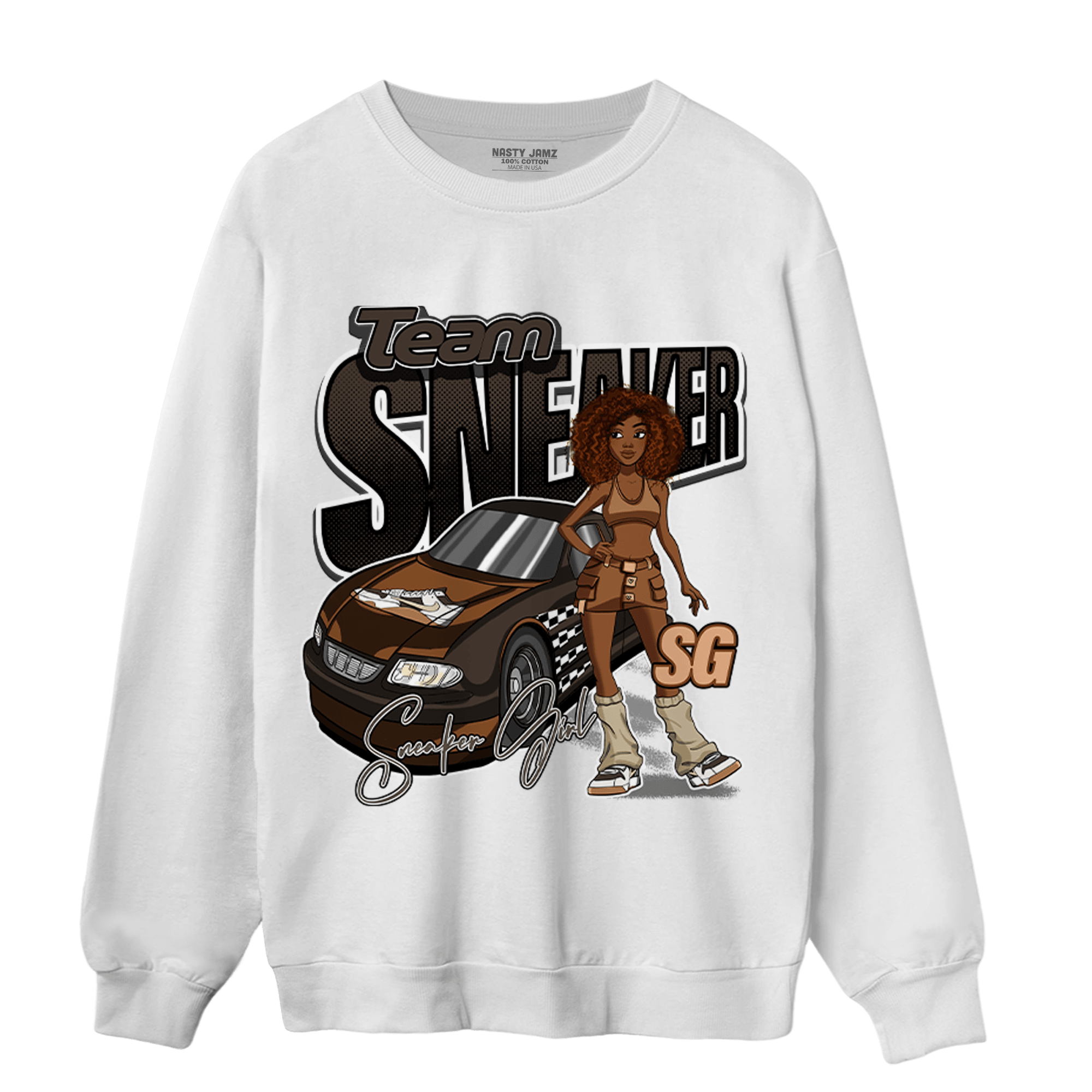 Jumpman Jack Sweatshirt Match Team Sneaker Girl - NastyJamz