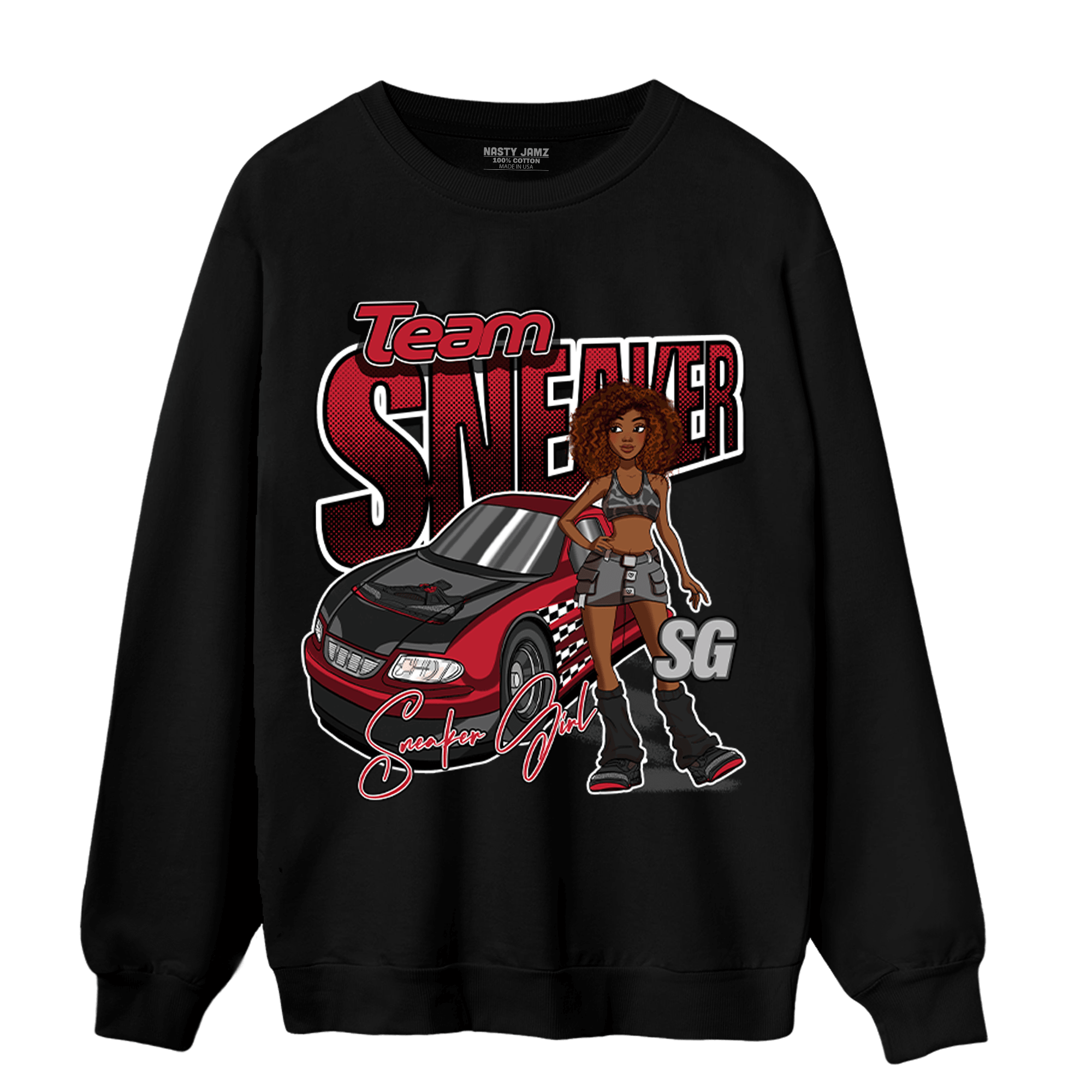 Spizike Low Bred Sweatshirt Match Team Sneaker Girl - NastyJamz