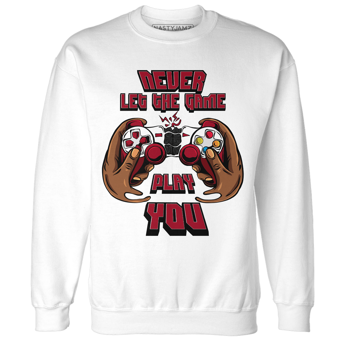 Retro Red Taxi 12s Sweatshirt Match The Game Changer - NastyJamz