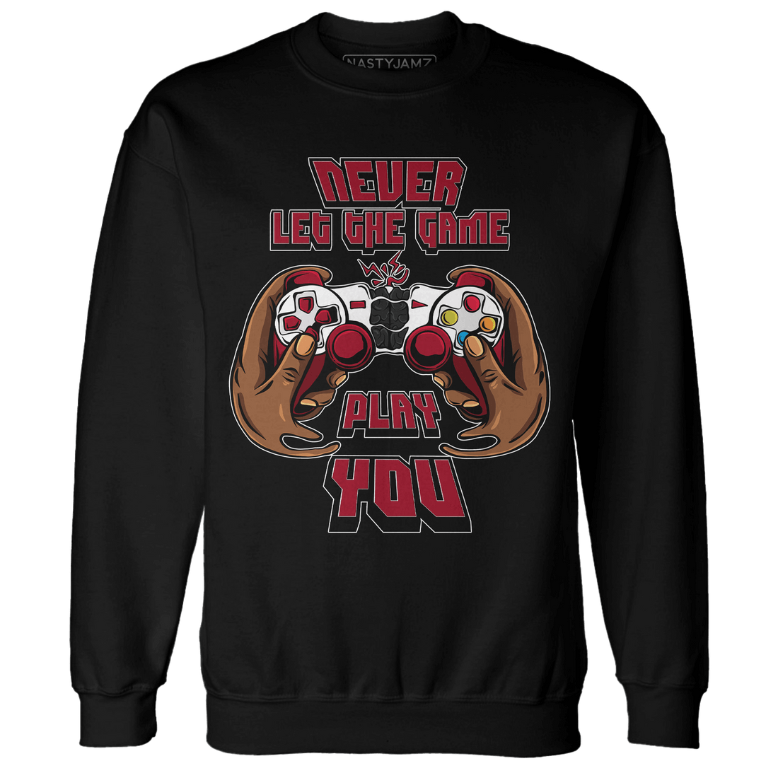 Retro Red Taxi 12s Sweatshirt Match The Game Changer - NastyJamz