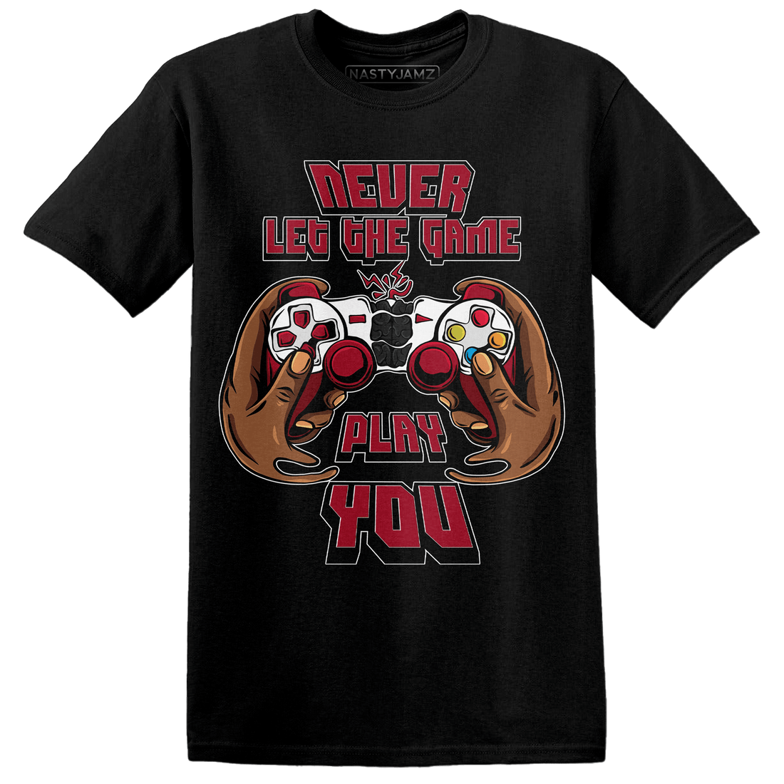 Retro Red Taxi 12s T Shirt Match The Game Changer - NastyJamz