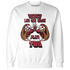 High 85 Metallic Burgundy 1s Sweatshirt Match The Game Changer - NastyJamz