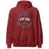 High 85 Metallic Burgundy 1s Hoodie Match The Game Changer - NastyJamz