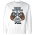 Mid Diffused Blue Grey 1s Sweatshirt Match The Game Changer - NastyJamz