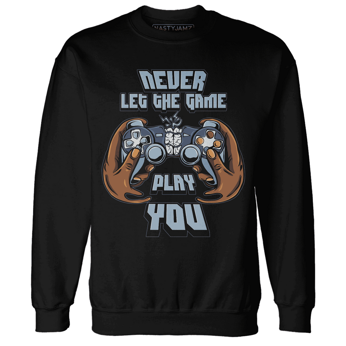 Mid Diffused Blue Grey 1s Sweatshirt Match The Game Changer - NastyJamz