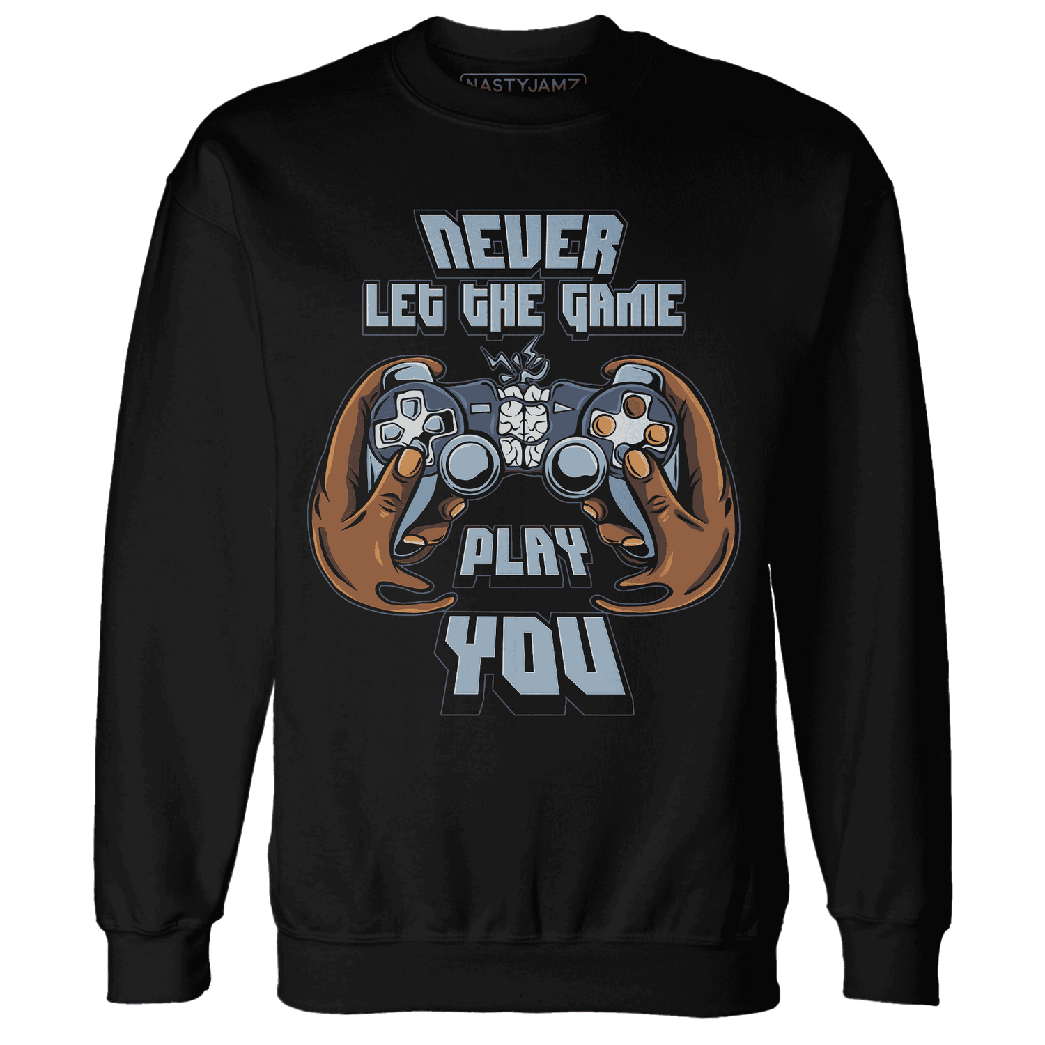 Mid Diffused Blue Grey 1s Sweatshirt Match The Game Changer - NastyJamz