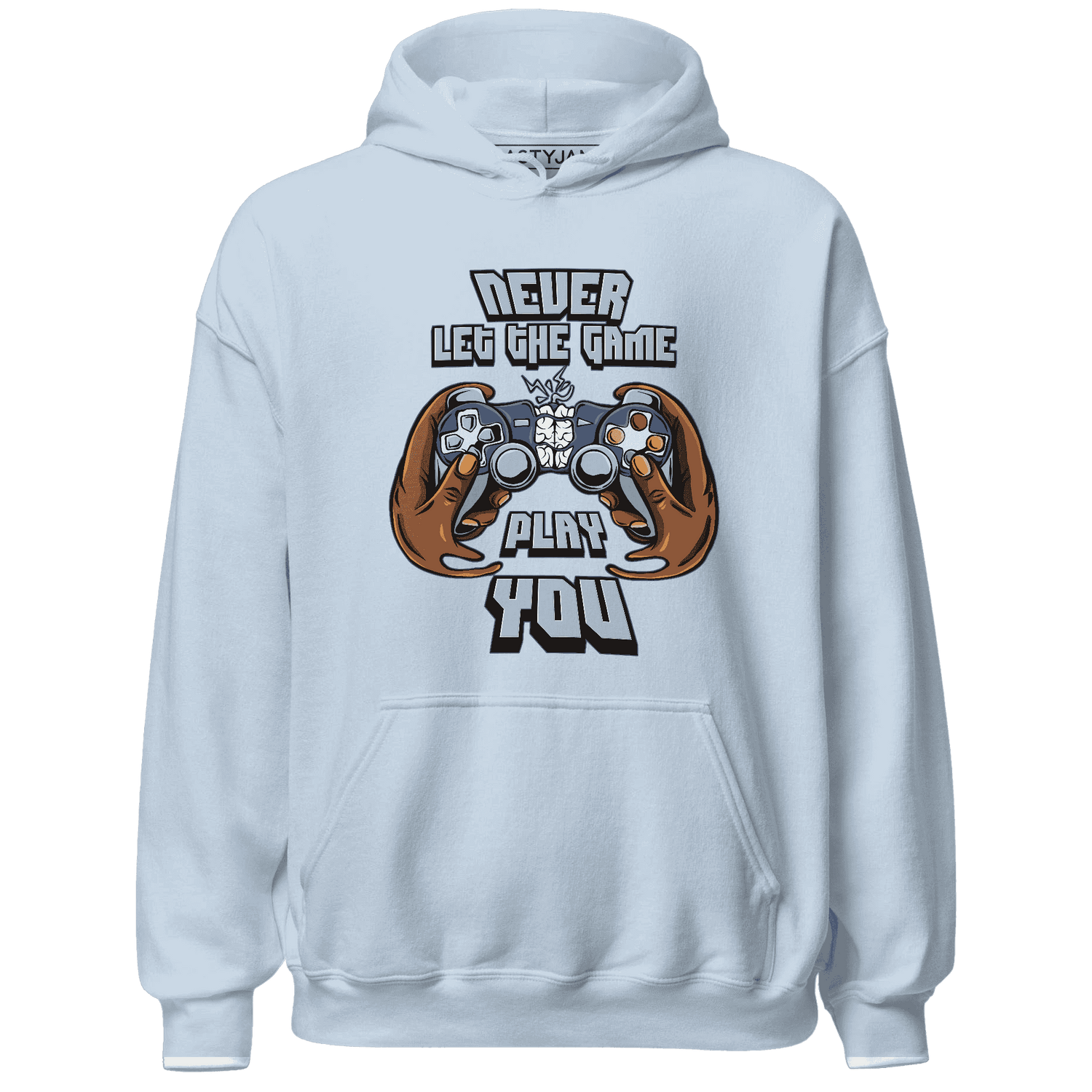 Mid Diffused Blue Grey 1s Hoodie Match The Game Changer - NastyJamz