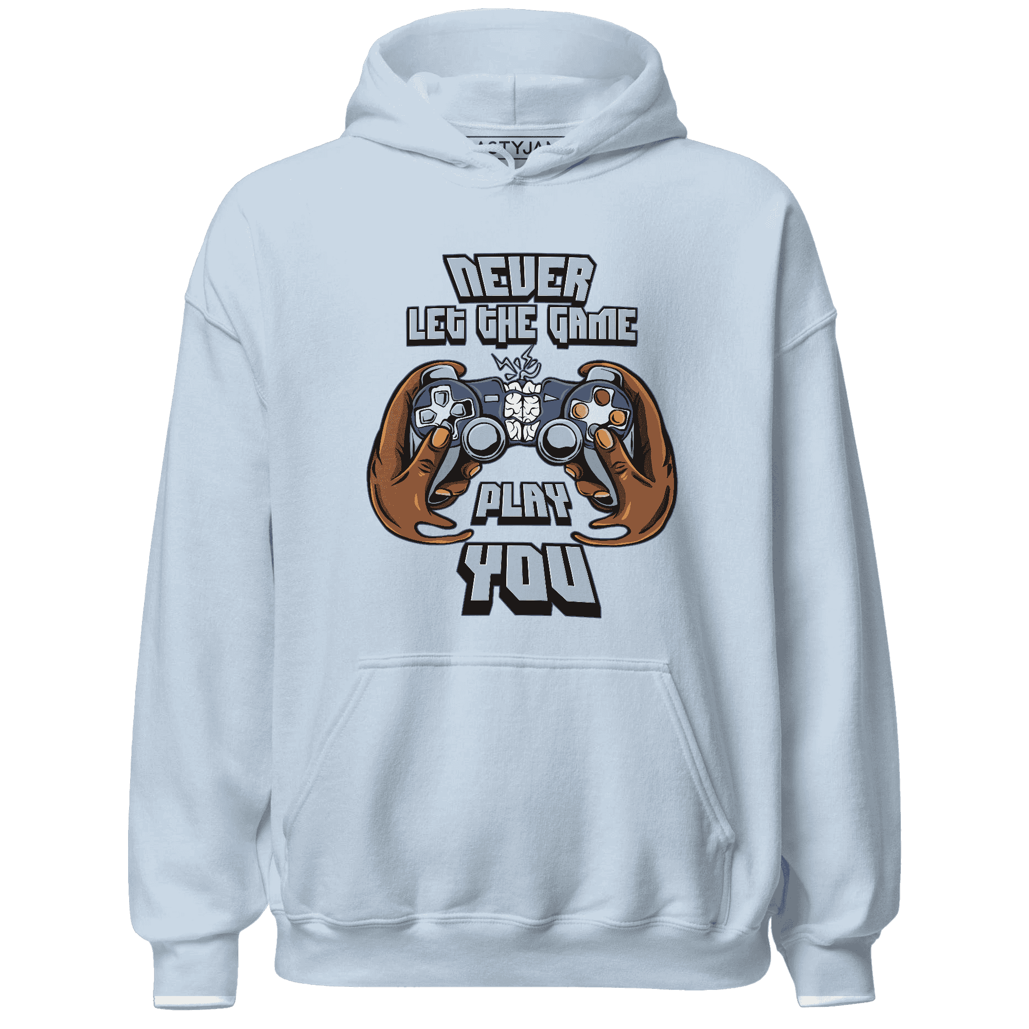 Mid Diffused Blue Grey 1s Hoodie Match The Game Changer - NastyJamz