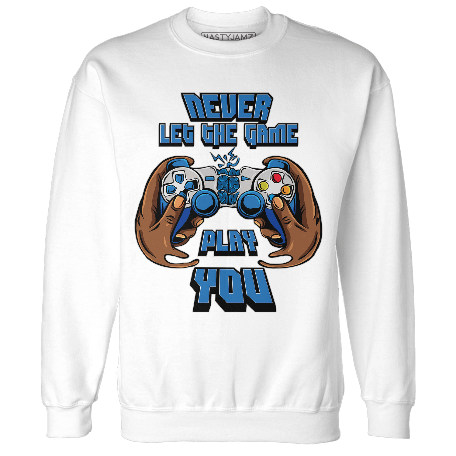 Industrial Blue 4s Sweatshirt Match The Game Changer - NastyJamz