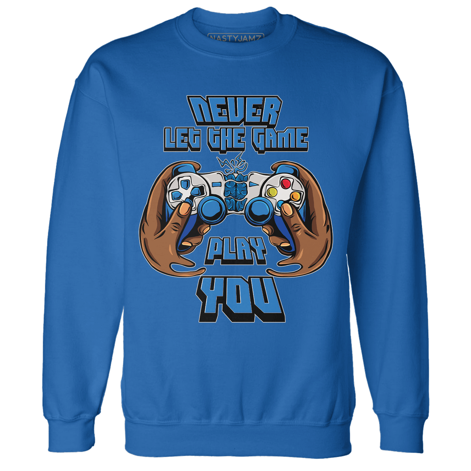 Industrial Blue 4s Sweatshirt Match The Game Changer - NastyJamz