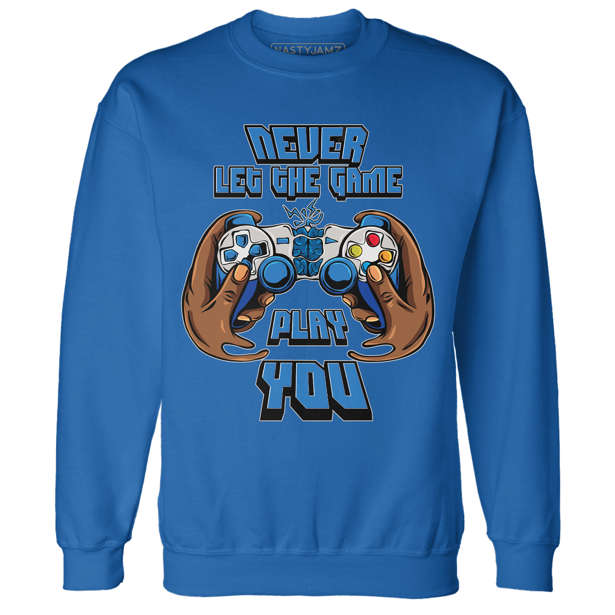 Industrial Blue 4s Sweatshirt Match The Game Changer - NastyJamz