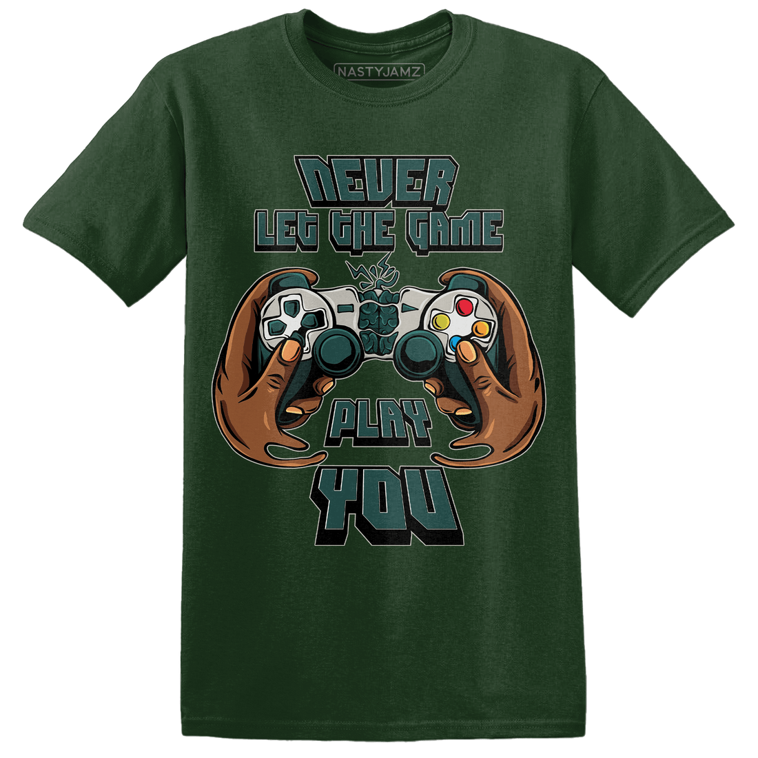 Oxidized Green 4s T Shirt Match The Game Changer - NastyJamz