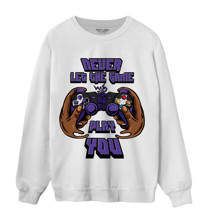 Field Purple 12s Sweatshirt Match The Game Changer - NastyJamz