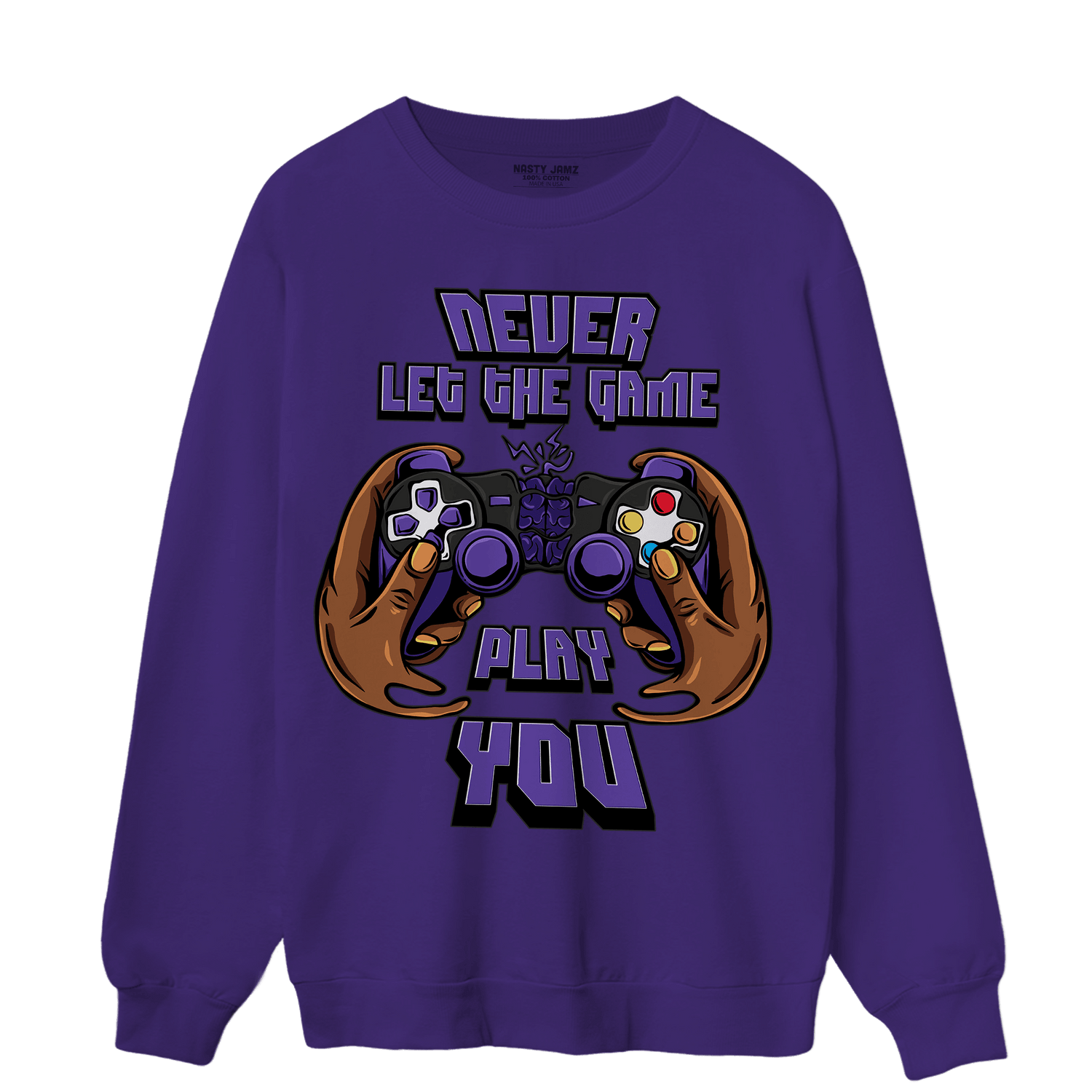 Field Purple 12s Sweatshirt Match The Game Changer - NastyJamz