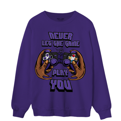 Field Purple 12s Sweatshirt Match The Game Changer - NastyJamz