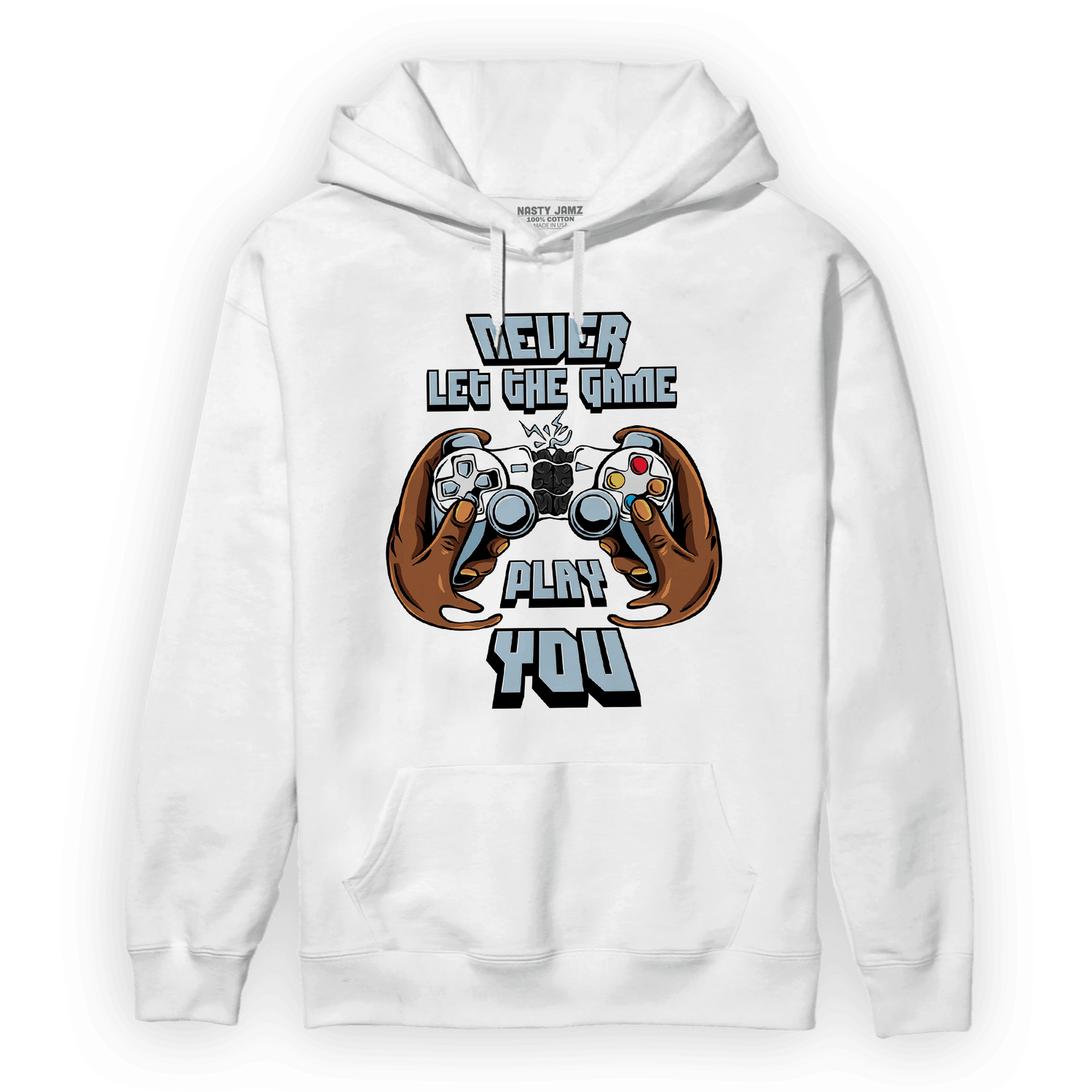 Blue Grey 13s Hoodie Match The Game Changer - NastyJamz