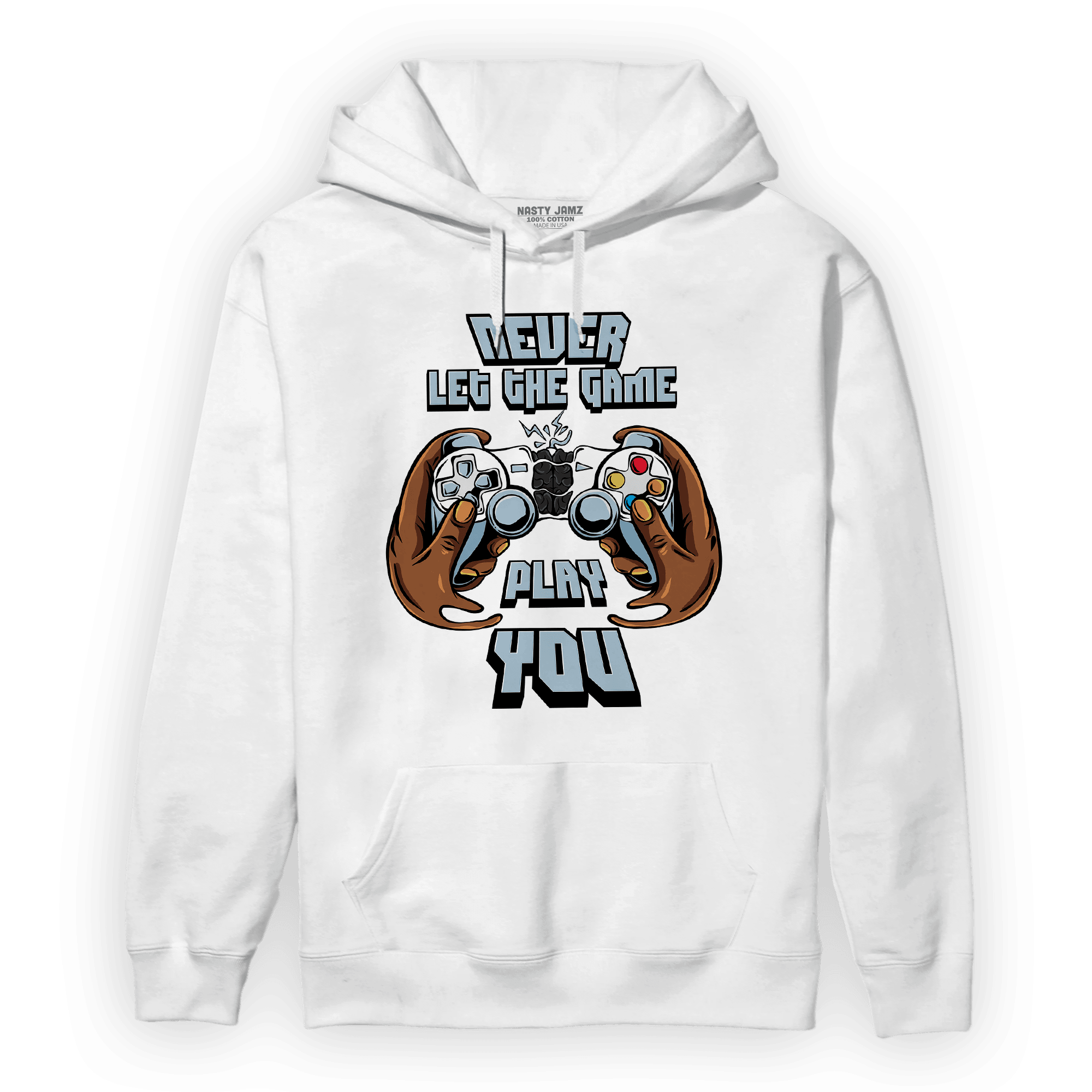 Blue Grey 13s Hoodie Match The Game Changer - NastyJamz