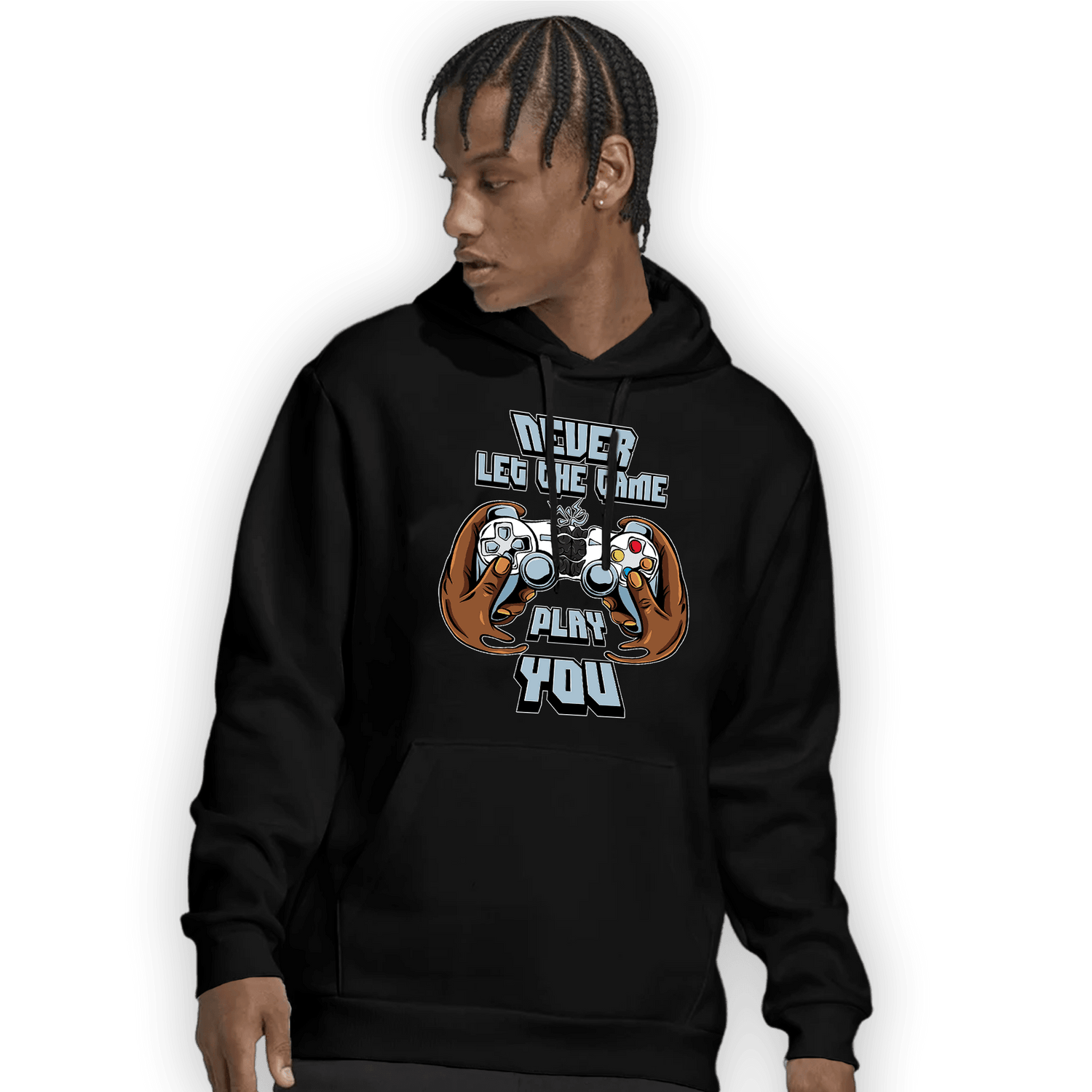 Blue Grey 13s Hoodie Match The Game Changer - NastyJamz