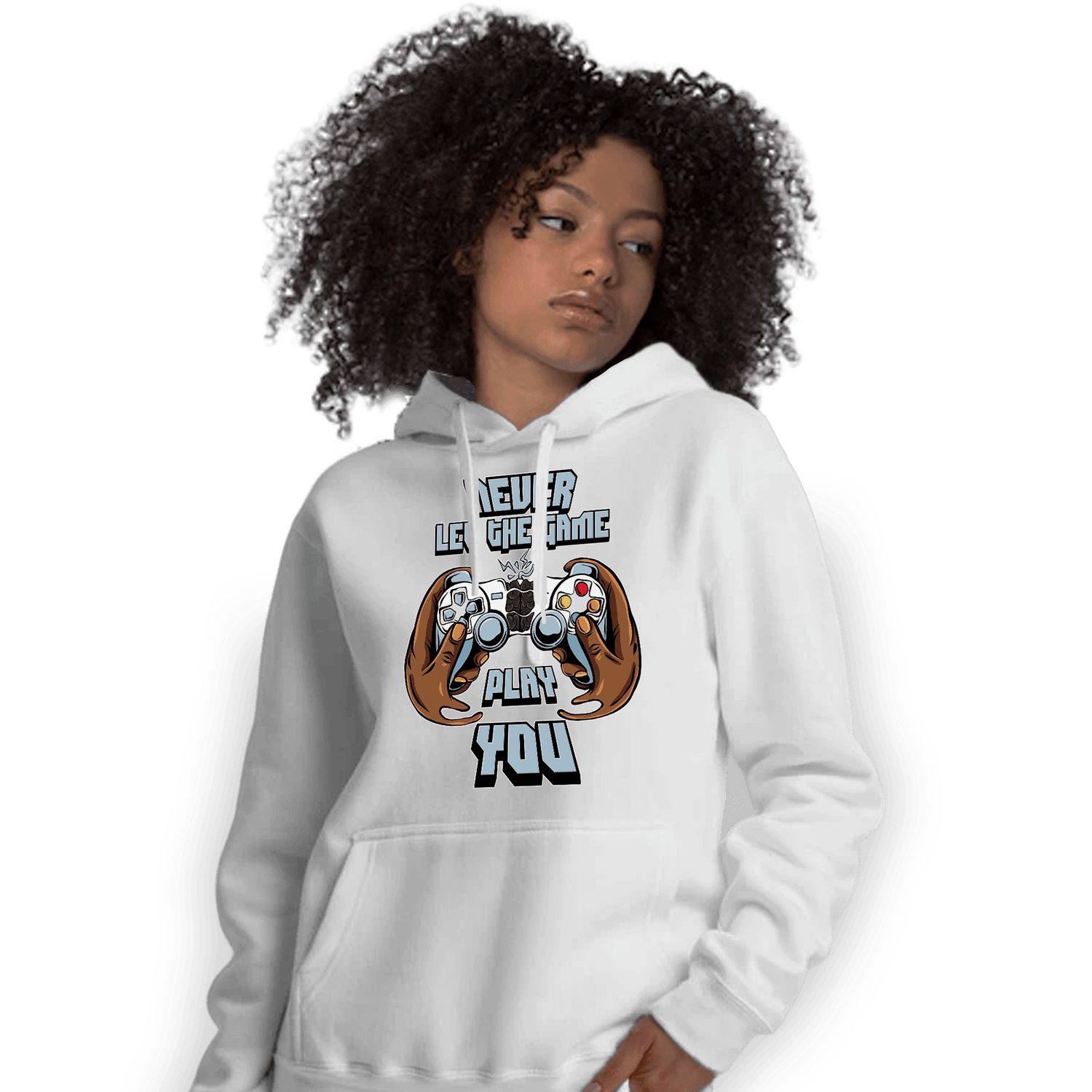 Blue Grey 13s Hoodie Match The Game Changer - NastyJamz