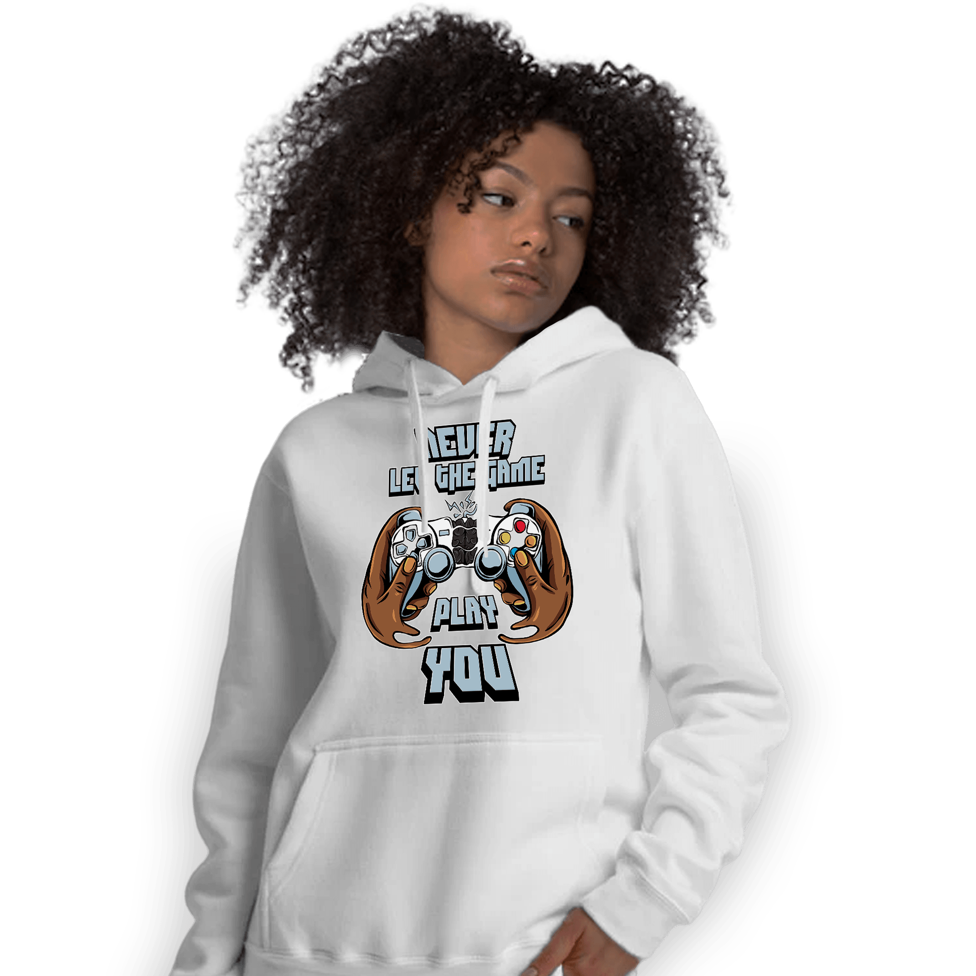 Blue Grey 13s Hoodie Match The Game Changer - NastyJamz