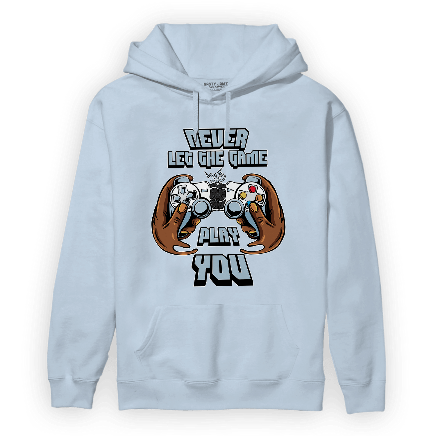 Blue Grey 13s Hoodie Match The Game Changer - NastyJamz