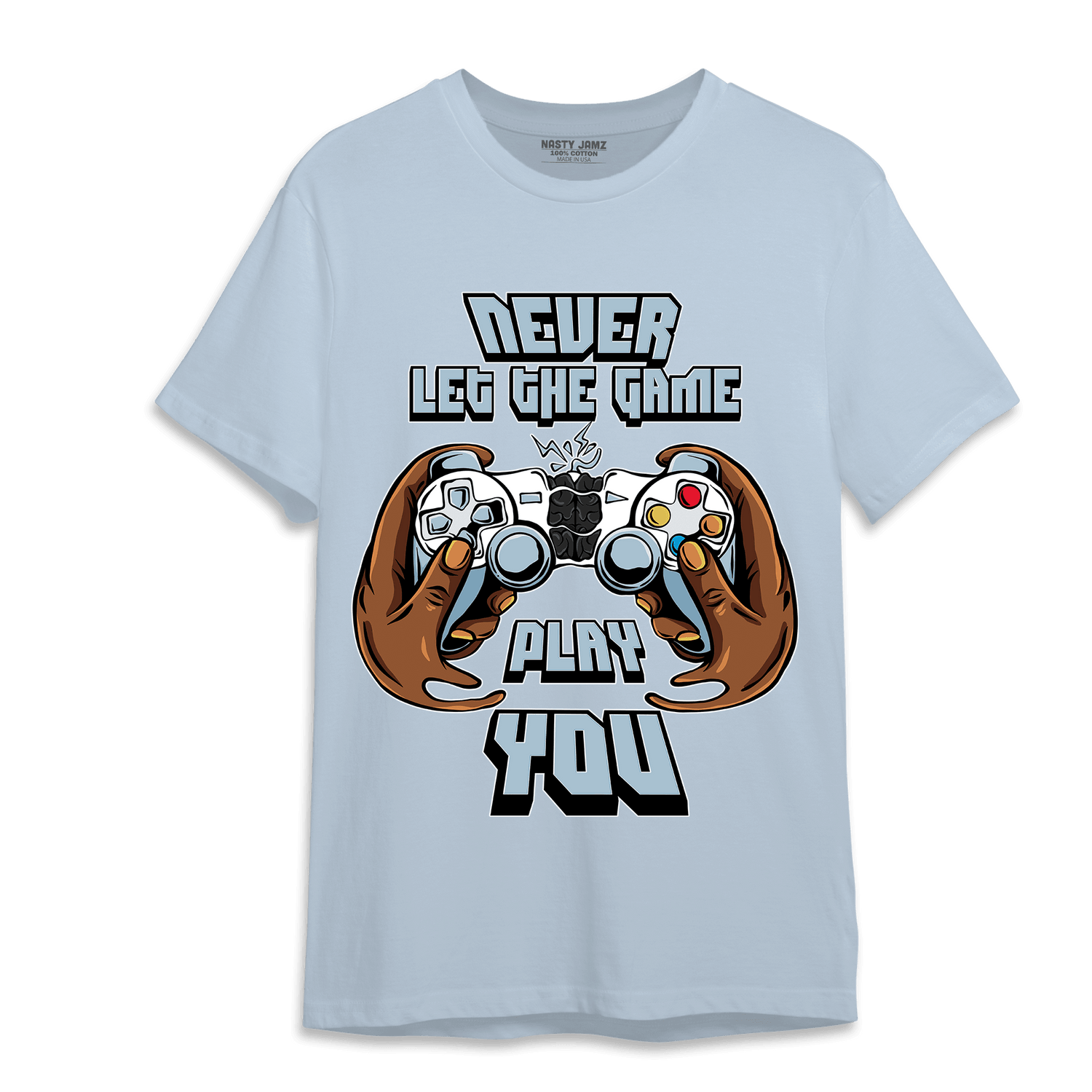Blue Grey 13s T Shirt Match The Game Changer - NastyJamz