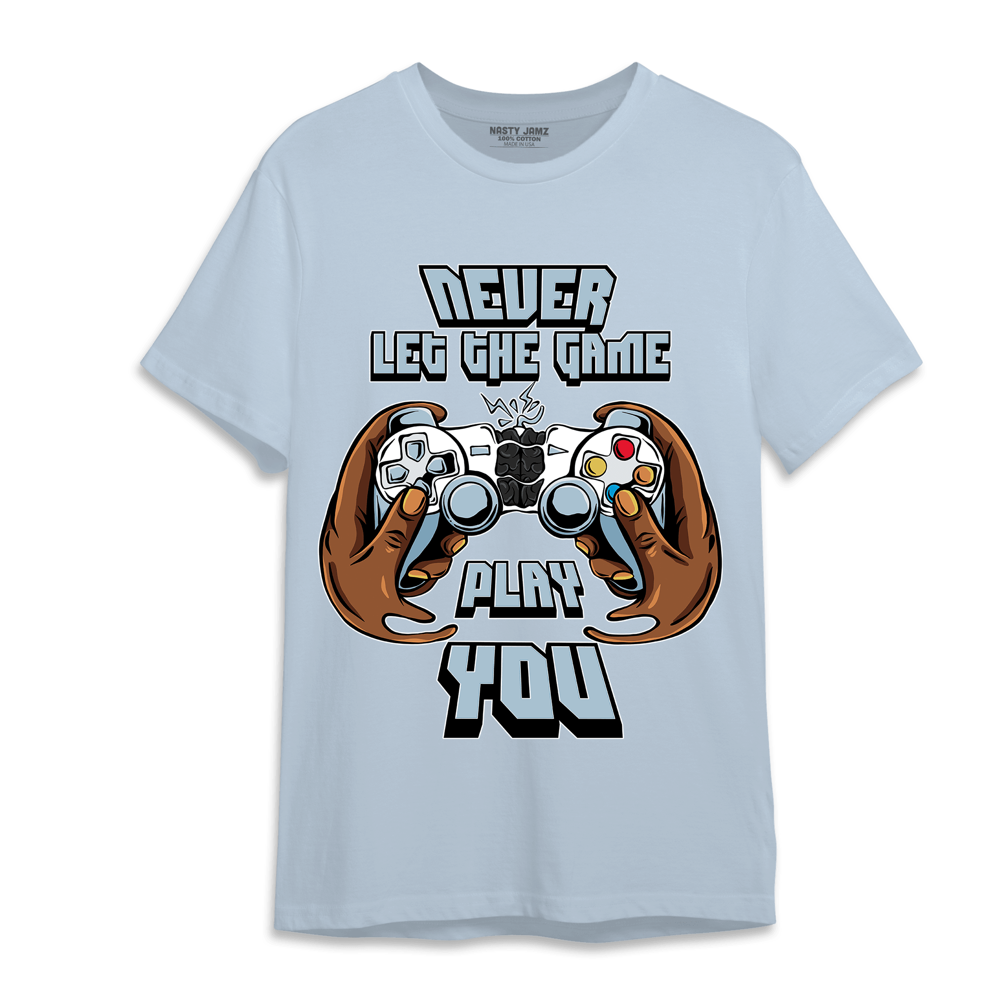 Blue Grey 13s T Shirt Match The Game Changer - NastyJamz