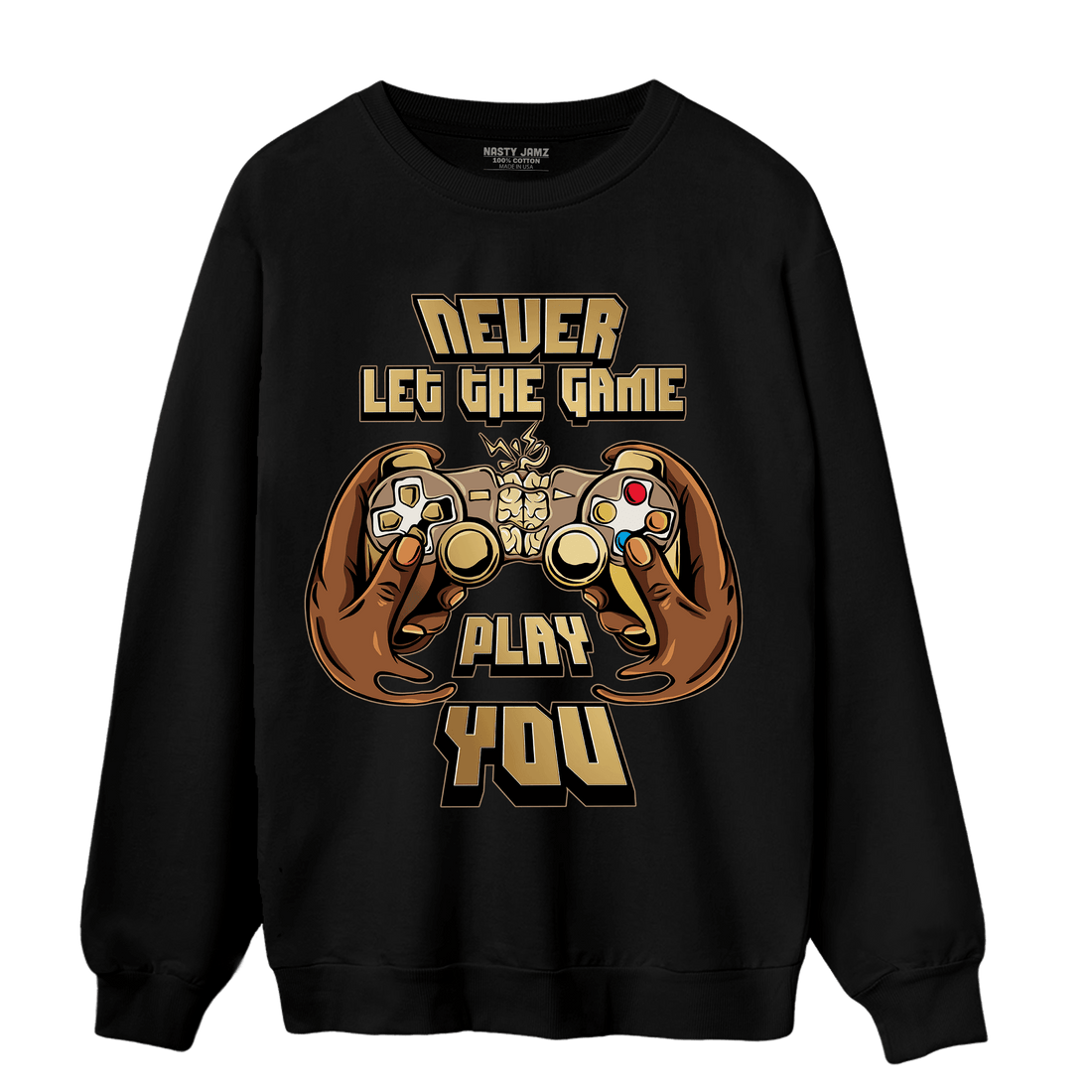 High OG Metallic Gold 1s Sweatshirt Match The Game Changer - NastyJamz