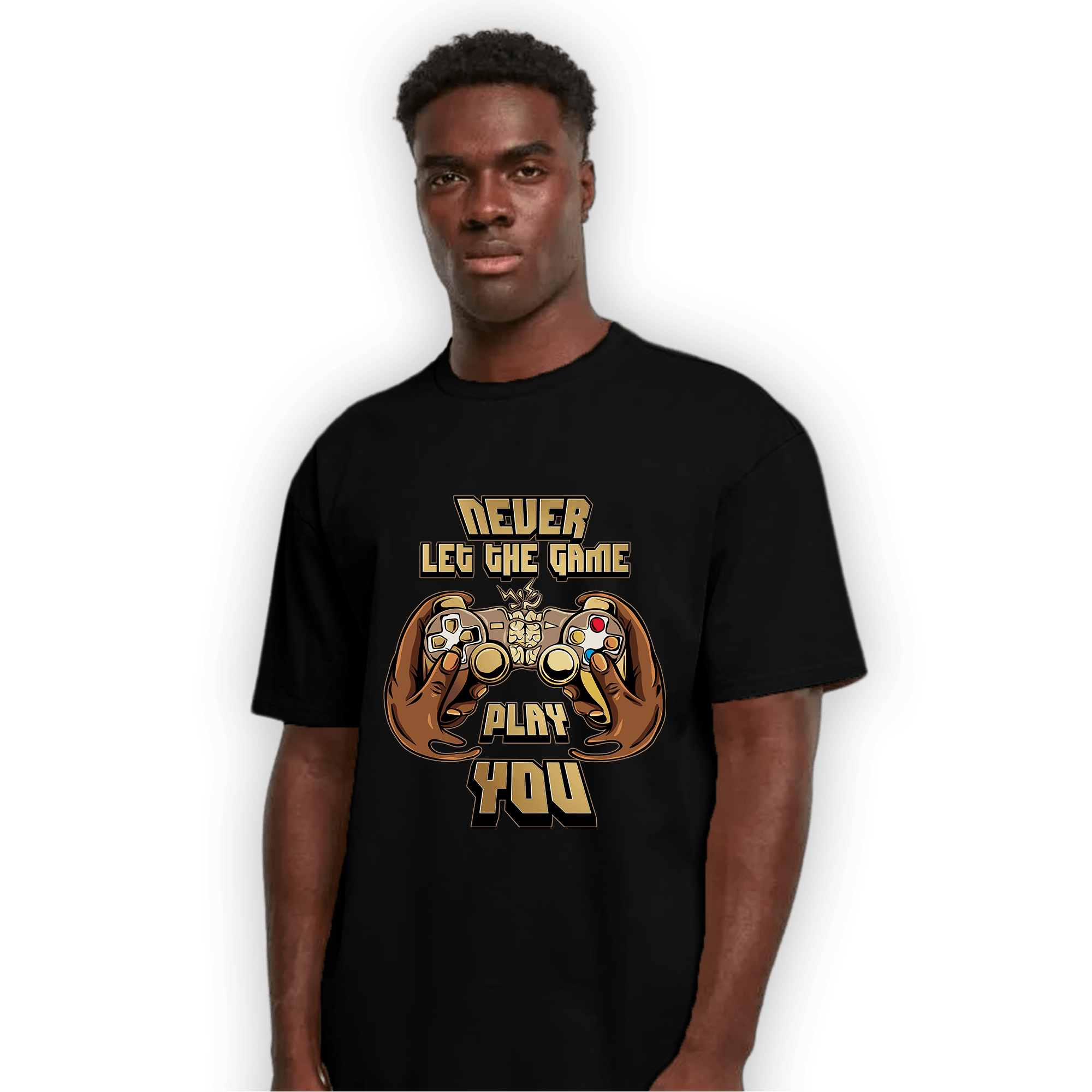 High OG Metallic Gold 1s T Shirt Match The Game Changer - NastyJamz