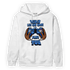 University Blue Toe 1s Hoodie Match The Game Changer - NastyJamz
