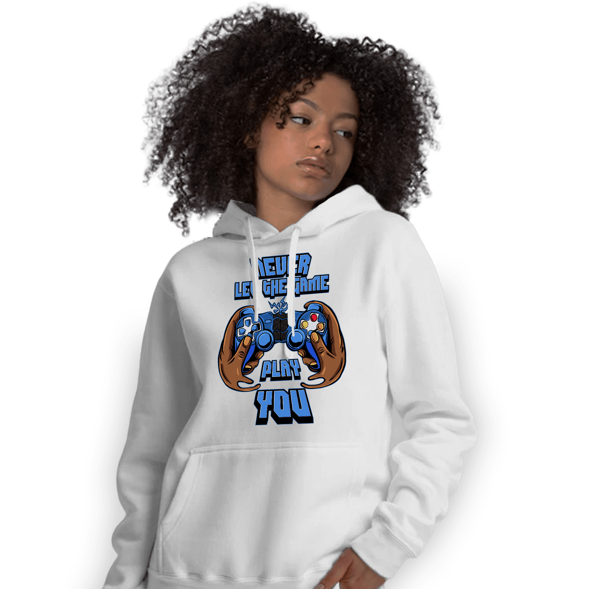 University Blue Toe 1s Hoodie Match The Game Changer - NastyJamz