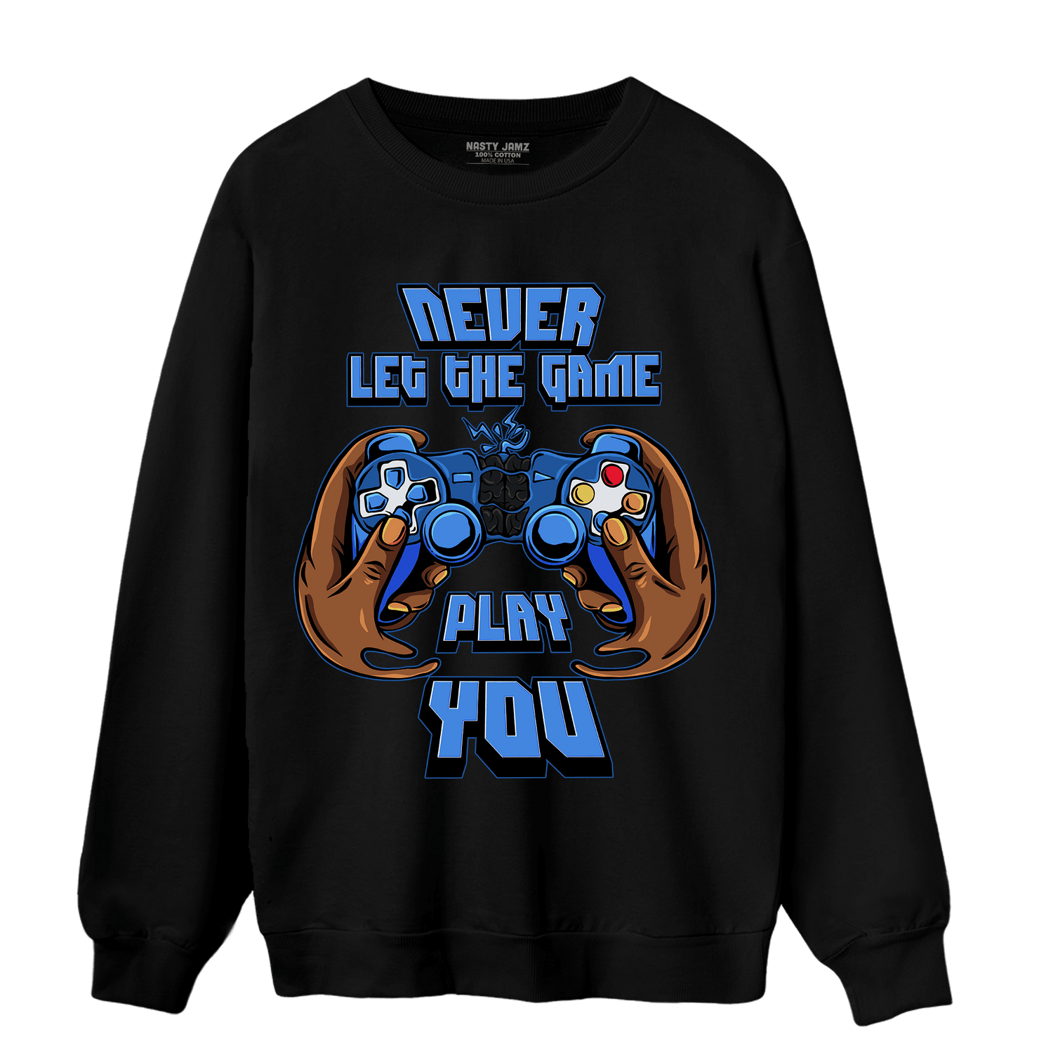 University Blue Toe 1s Sweatshirt Match The Game Changer - NastyJamz