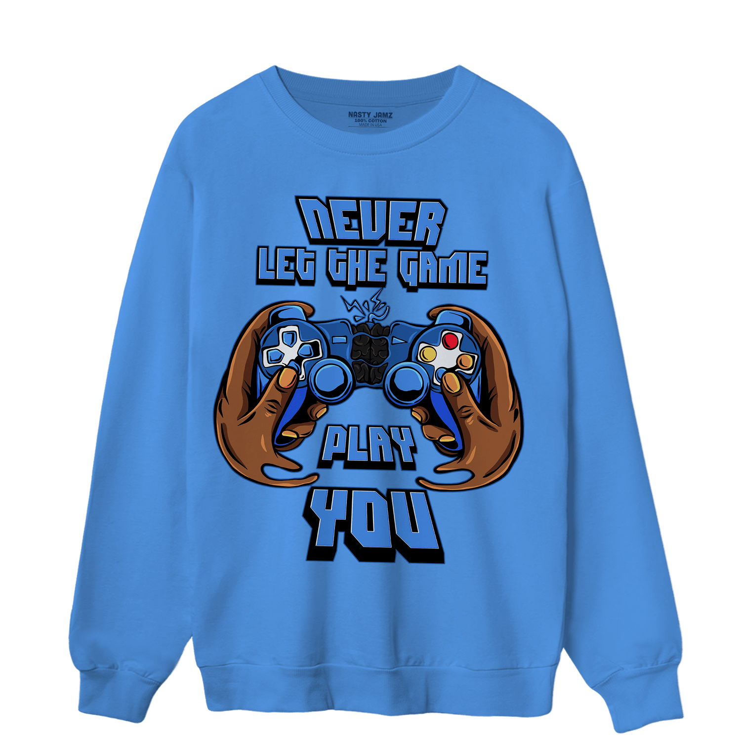 University Blue Toe 1s Sweatshirt Match The Game Changer - NastyJamz