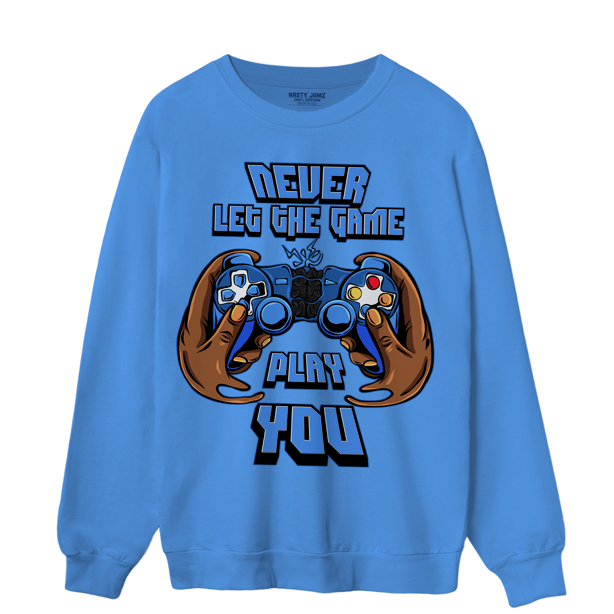 University Blue Toe 1s Sweatshirt Match The Game Changer - NastyJamz