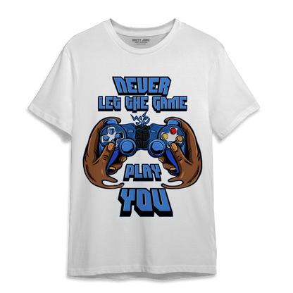 University Blue Toe 1s T Shirt Match The Game Changer - NastyJamz