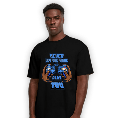 University Blue Toe 1s T Shirt Match The Game Changer - NastyJamz