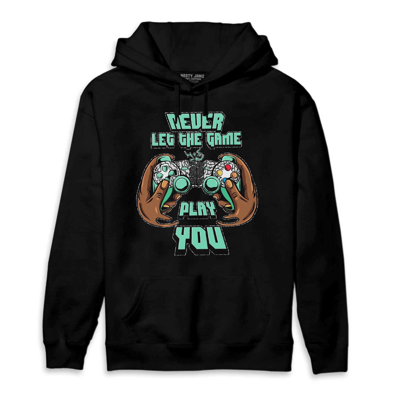 Green Glow 3s Hoodie Match The Game Changer - NastyJamz