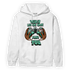 Green Glow 3s Hoodie Match The Game Changer - NastyJamz