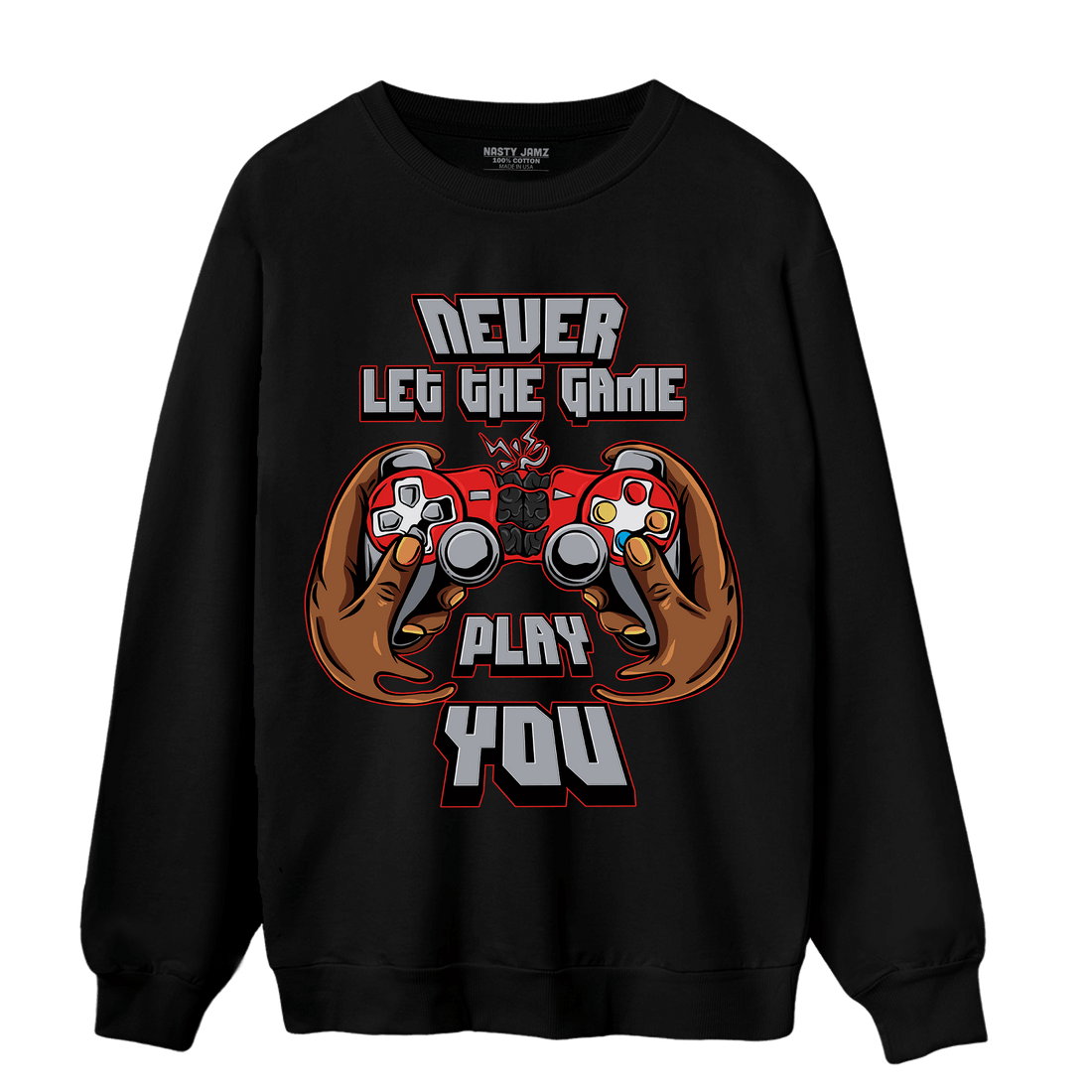Bred Reimagined 4s Sweatshirt Match The Game Changer - NastyJamz
