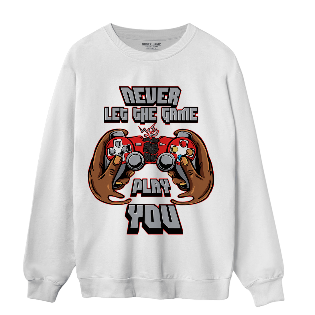 Bred Reimagined 4s Sweatshirt Match The Game Changer - NastyJamz