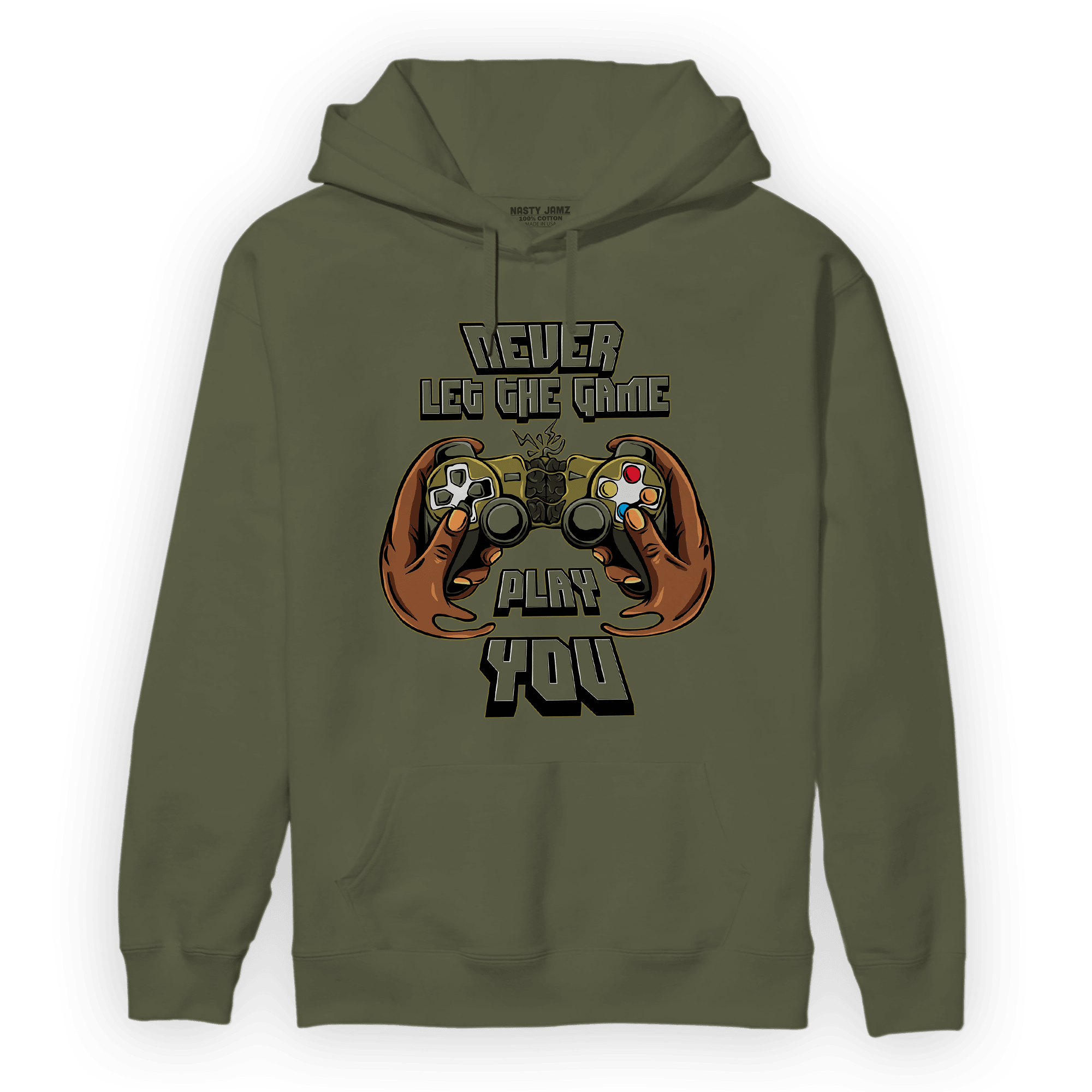 SE Craft Medium Olive 4s Hoodie Match The Game Changer - NastyJamz